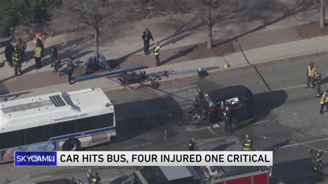4 injured, 1 critically, after crash involving CTA bus in South Loop